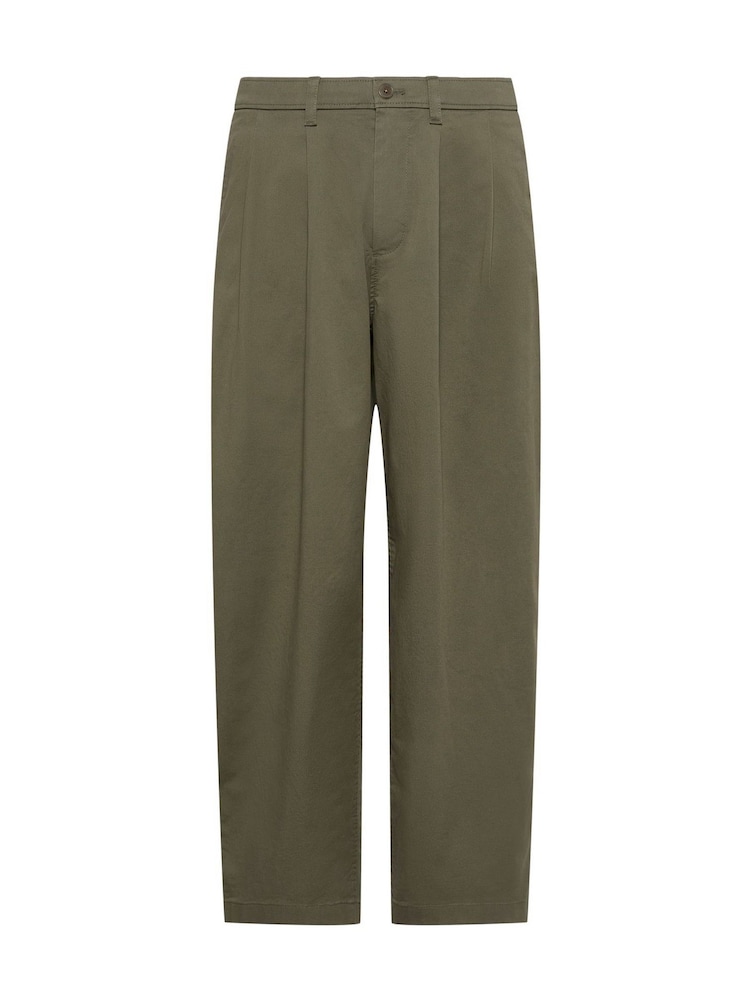 Calvin Klein Green Comfort Cotton Relaxed Chino Trousers - Image 6 of 6