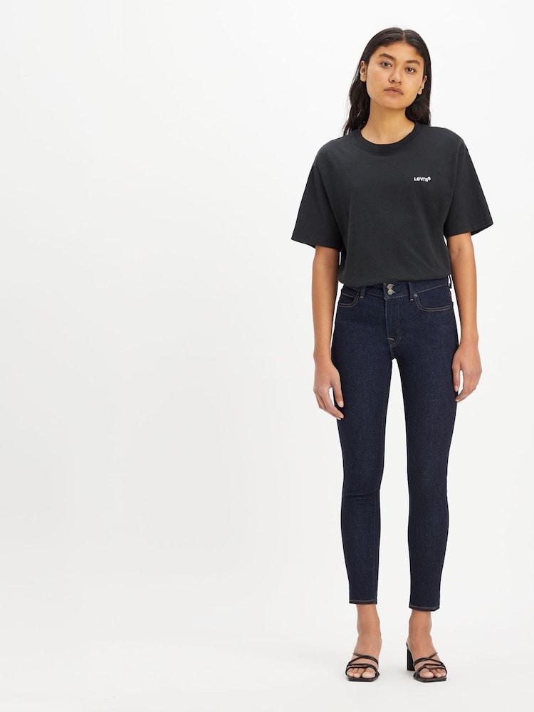 Синий/черный - ® Джинсы с двумя пуговицами Levi's 711™ - Изображение 1 из 9