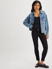 Noir - ® Levi's 711™ jeans à double bouton - Image 1 of 9
