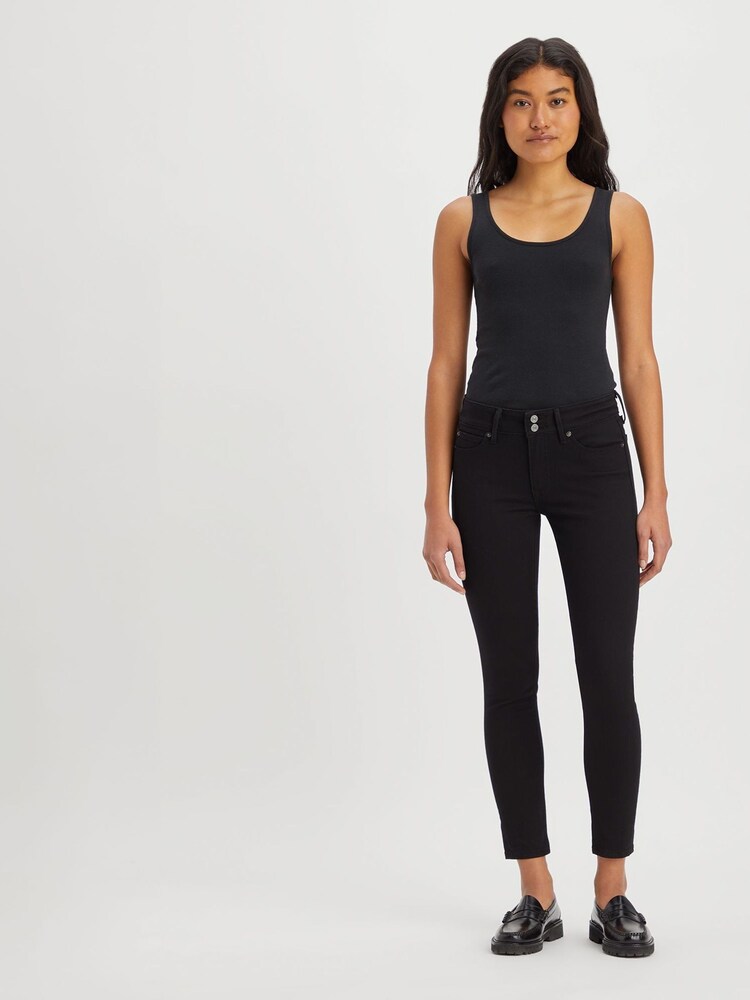 Noir - ® Levi's 711™ jeans à double bouton - Image 4 of 9
