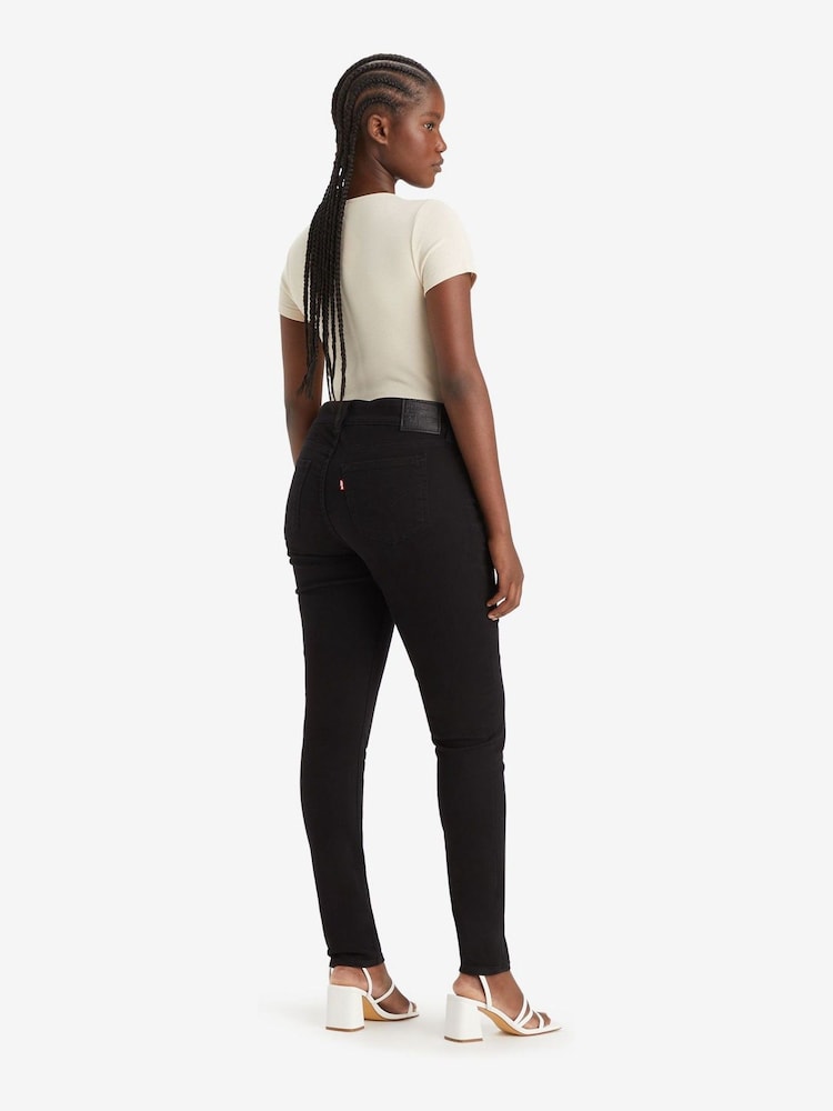 Noir - ® Levi's 711™ jeans à double bouton - Image 5 of 9