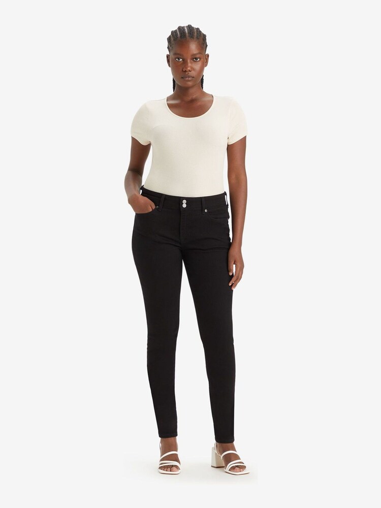 Noir - ® Levi's 711™ jeans à double bouton - Image 6 of 9