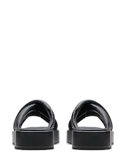 Clarks Black Leather Alda Glide Sandals - Image 5 of 7