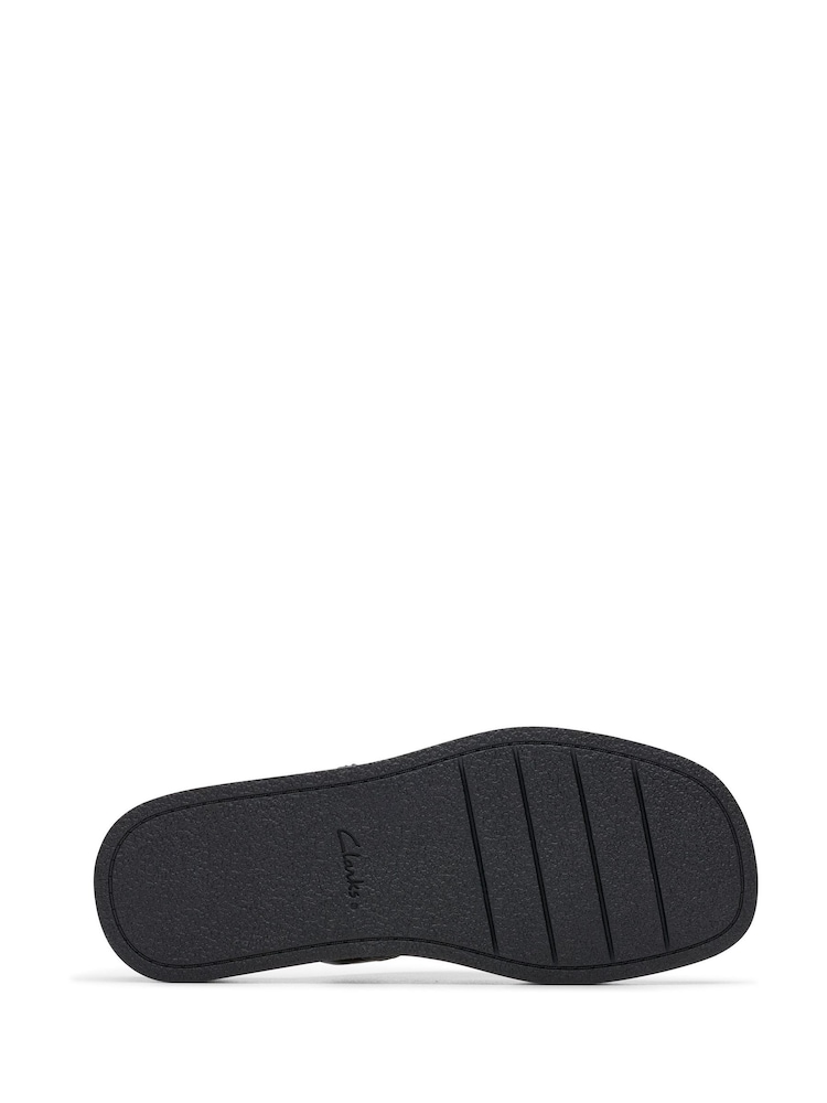 Clarks Black Leather Alda Glide Sandals - Image 7 of 7