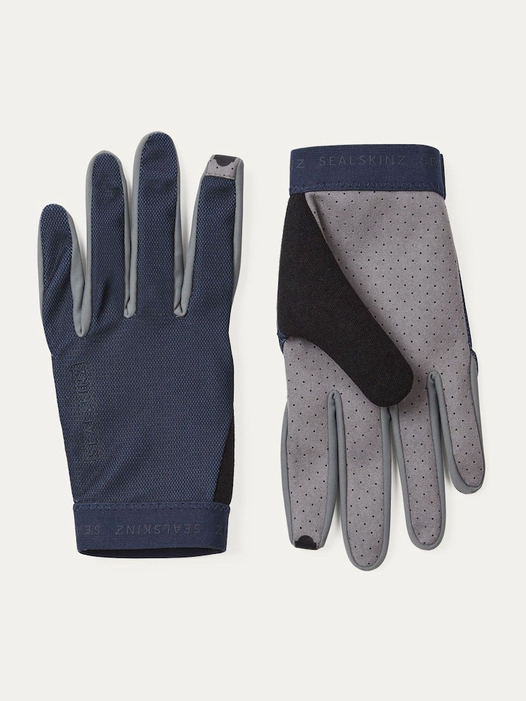 أزرق - قفازات براحة يد مخرمة Paston من SEALSKINZ - صورة 1 من 3