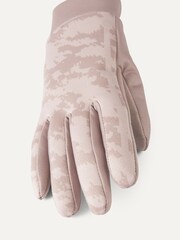 Pink - Sealskinz Ryston Damen Wasserabweisende, bedruckte Handschuhe aus Nano-Fleece - Bild 3 von 3