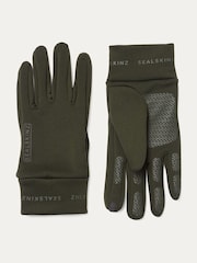 Зеленый - Непромокаемые флисовые перчатки Sealskinz Acle - Image 1 of 3