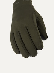 Зеленый - Непромокаемые флисовые перчатки Sealskinz Acle - Image 3 of 3