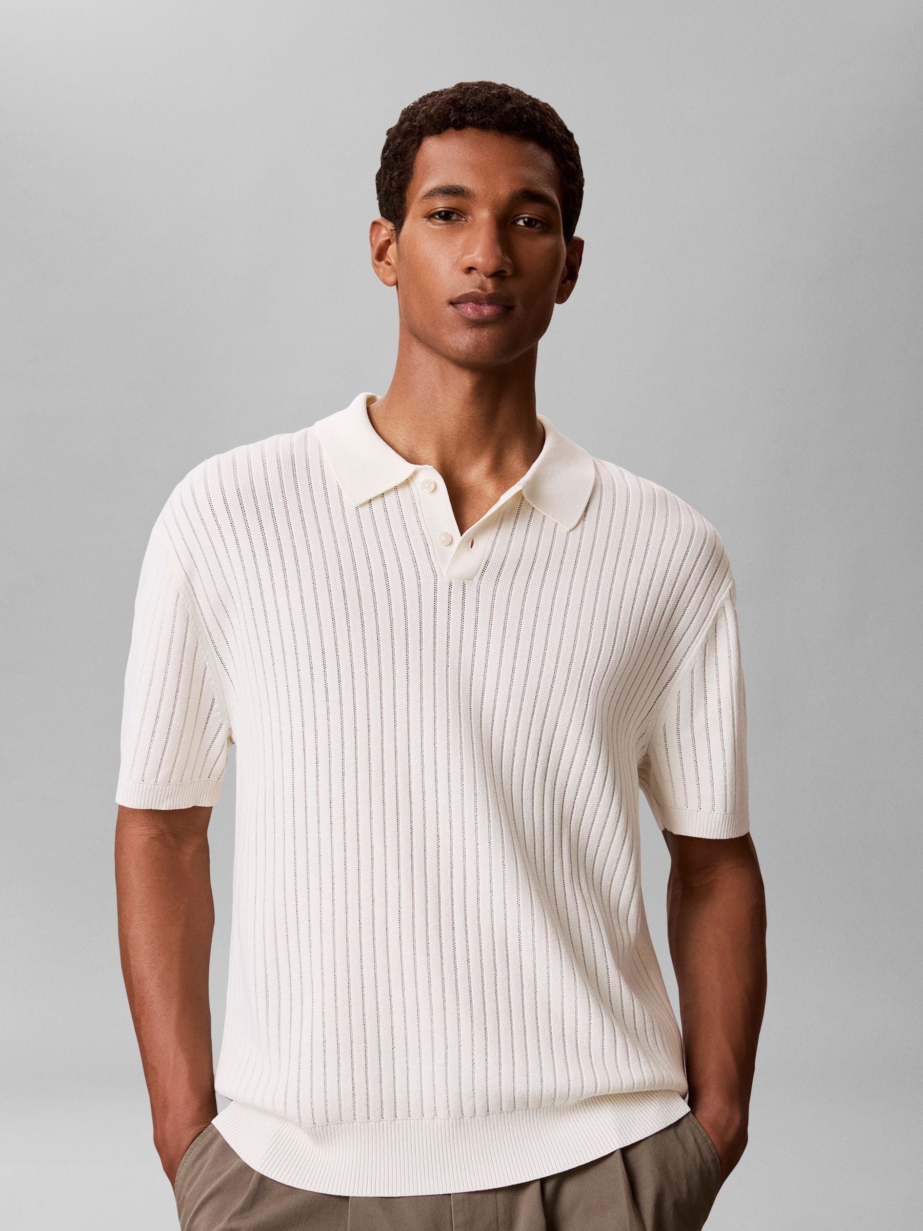 Comprar Camisa polo Calvin Klein Soft Pointelle Knit from Next Brazil