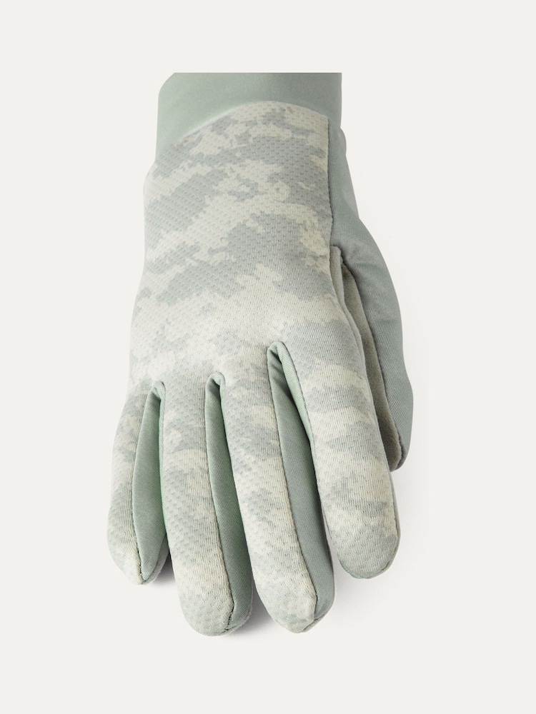 Sealskinz Womens Ryston Water Repellent Skinz Print Nano Fleece Gloves - Image 3 of 3