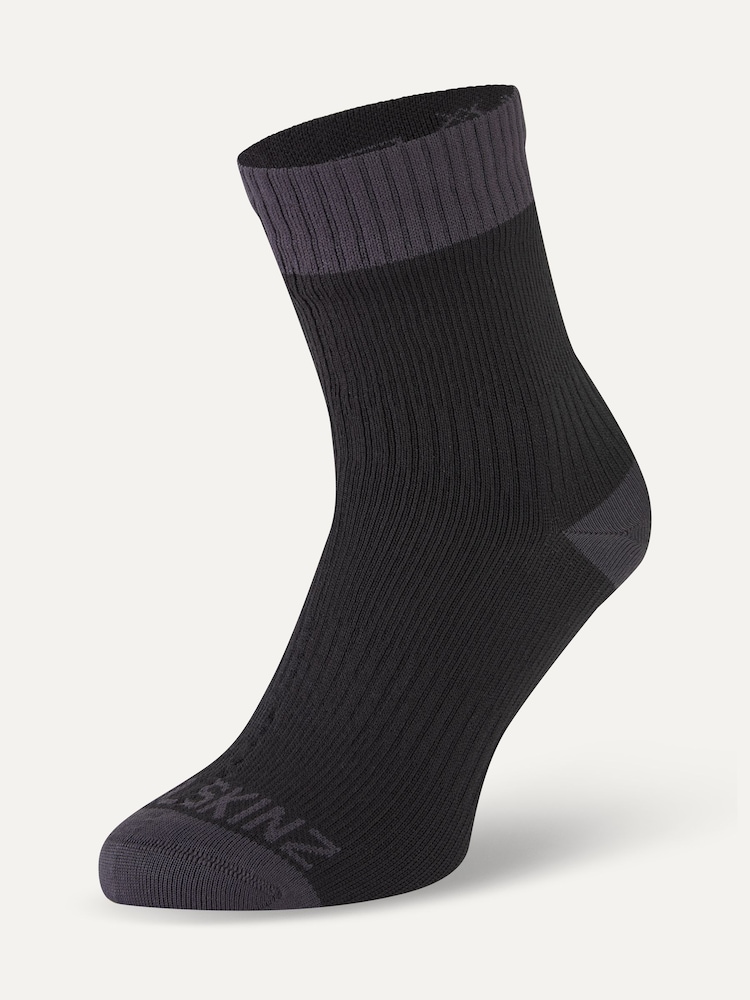 Sealskinz Wretham Waterproof Warm Weather Ankle Length Black Socks - Image 1 of 2