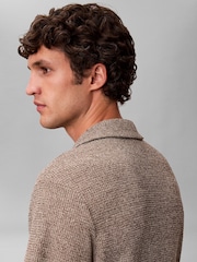 Calvin Klein Natural Textured Knit Short Sleeve Shirt - Image 3 of 6