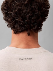Calvin Klein White/Cream Relaxed Logo T-Shirt - Image 3 of 6