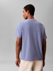 Calvin Klein Blue Monogram T-Shirt - Image 2 of 6