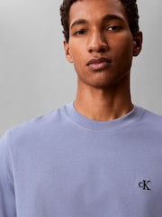 Calvin Klein Blue Monogram T-Shirt - Image 4 of 6