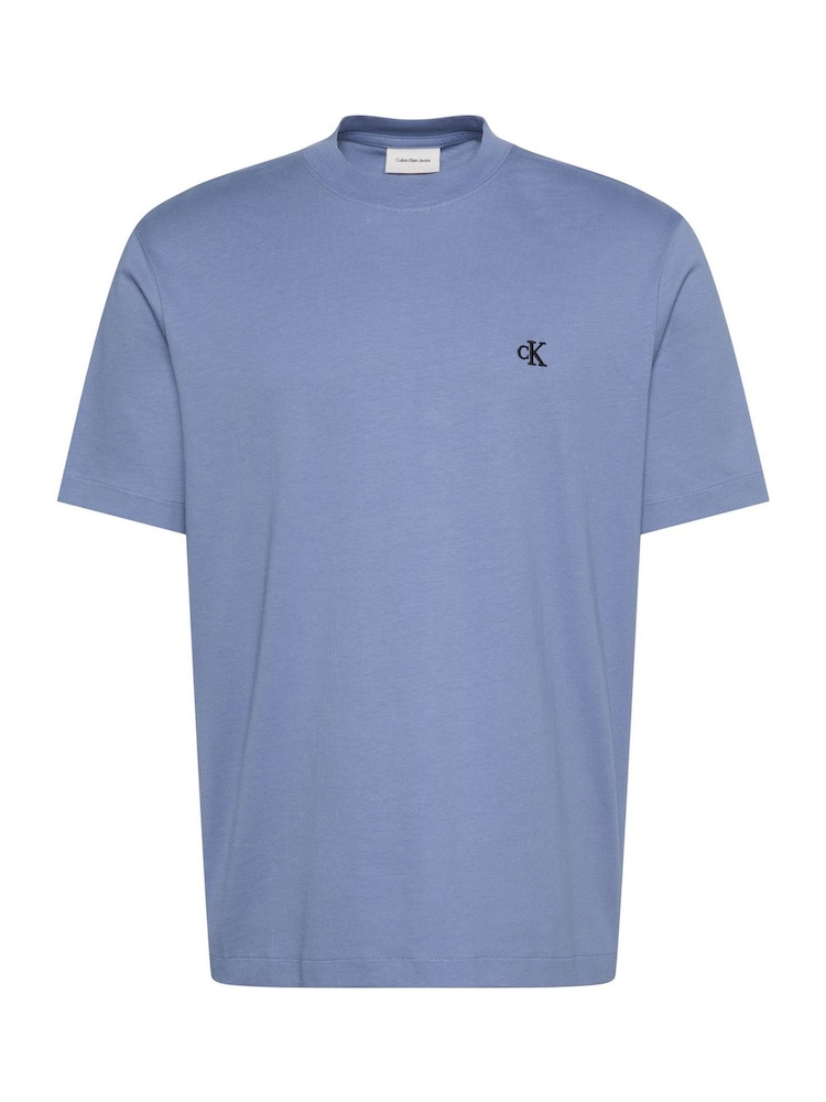 Calvin Klein Blue Monogram T-Shirt - Image 6 of 6