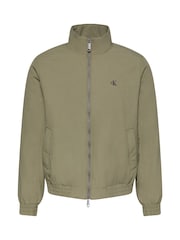 Calvin Klein Olive Green Padded Nylon Zip Up Jacket - Image 7 of 7