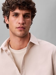 Calvin Klein Natural Solid Classic Oxford Button Down Shirt - Image 4 of 5