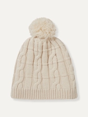 Sealskinz Hemsby Waterproof Cold Weather Cable Knit Bobble Hat - Image 2 of 2