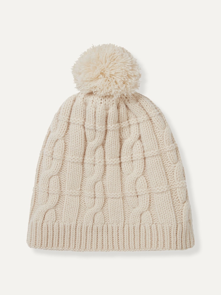 Sealskinz Hemsby Waterproof Cold Weather Cable Knit Bobble Hat - Image 2 of 2