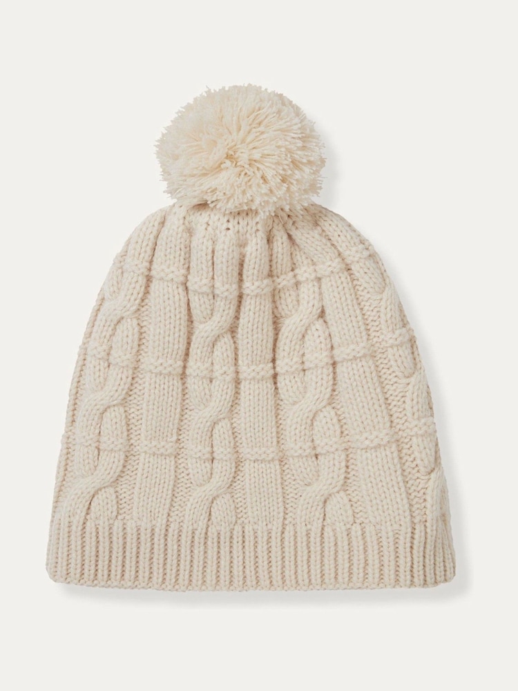 Sealskinz Hemsby Waterproof Cold Weather Cable Knit Bobble Hat - Image 4 of 4 Sealskinz Hemsby Waterproof Cold Weather Cable Knit Bobble Hat - Image 4 of 4