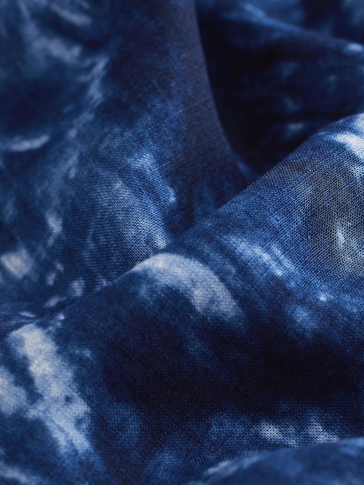 Blue Tie Dye Maxi Summer Dress - Image 5 of 6