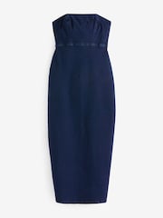 Tintenblau - Bandeau Midi Denim Dress - Bild 5 von 6
