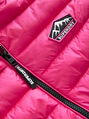 Superdry Pink Fuji Puffer Coat - Image 11 of 13