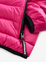 Superdry Pink Fuji Puffer Coat - Image 12 of 13