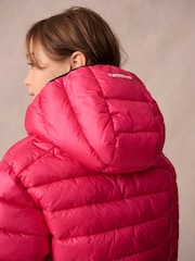 Superdry Pink Fuji Puffer Coat - Image 3 of 13