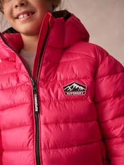 Superdry Pink Fuji Puffer Coat - Image 6 of 13