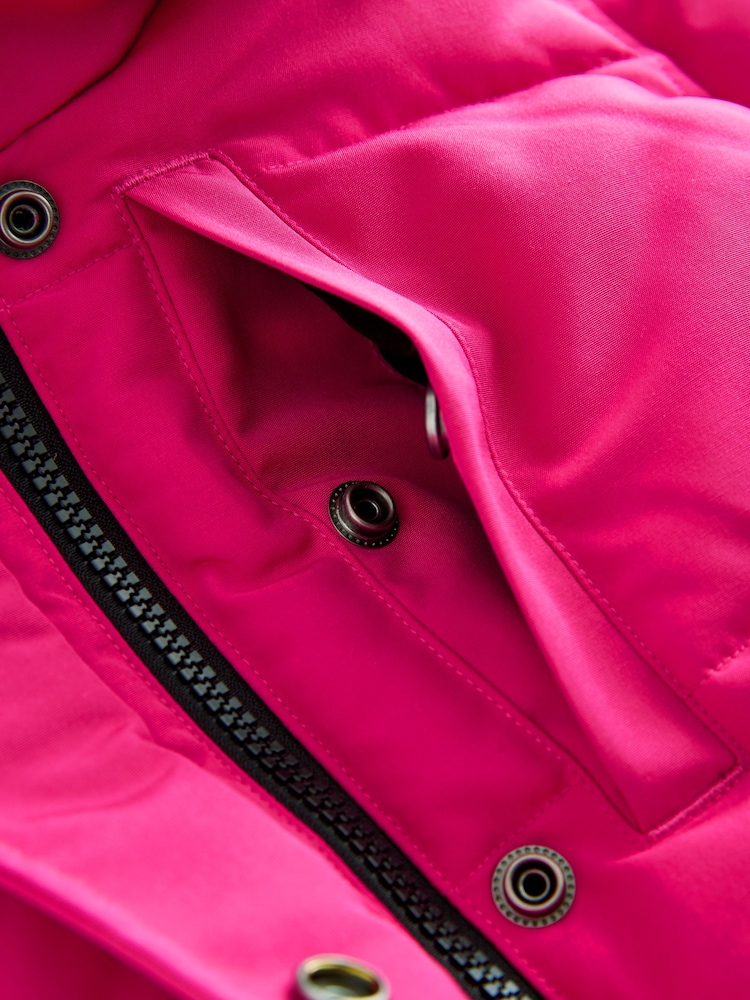 Roze - Superdry Everest Bomber Coat - Image 11 of 13