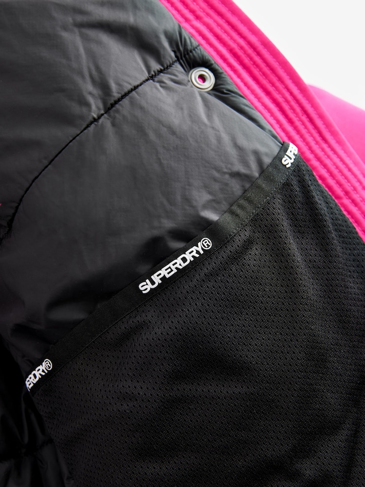 Roze - Superdry Everest Bomber Coat - Image 12 of 13