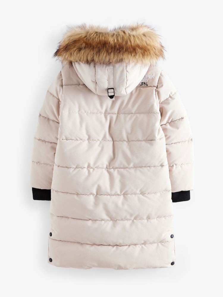 Crème - Parka Superdry Everest longue - Image 10 of 13