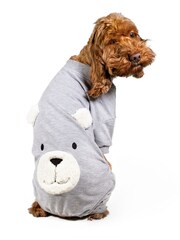 Rosewood Grey Teddy Bear Cosy Festive Pyjamas - Image 1 of 4