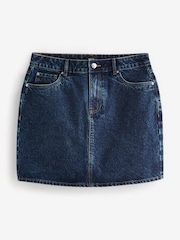 Rinse Blue Denim Mini Skirt - Image 3 of 7