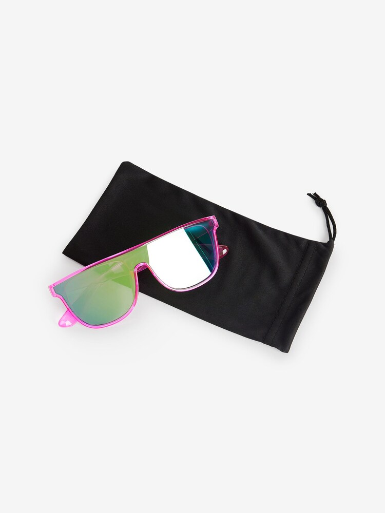 Pink Visor Sunglasses - Image 2 of 4 Pink Visor Sunglasses - Image 2 of 4