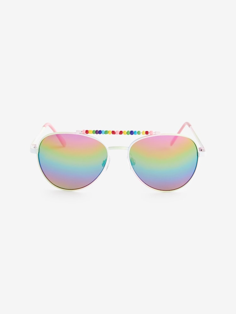 Pink Beaded Sunglasses - Image 2 of 5