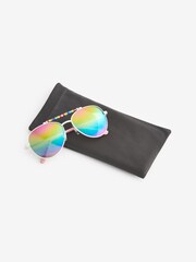 Pink Beaded Sunglasses - Image 5 of 5