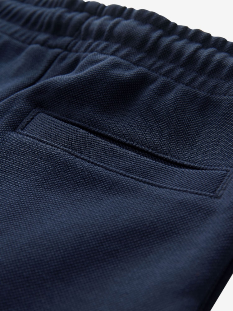 Navy Blue Slim Fit Smart Joggers (3-16yrs) - Image 4 of 4