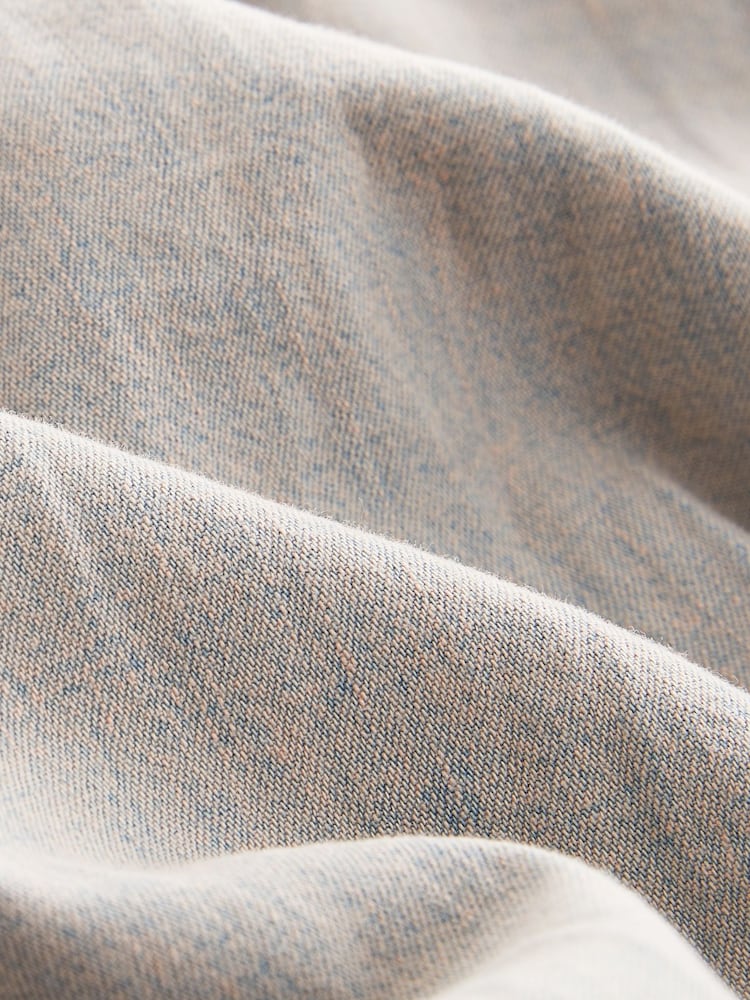 Pink Tinted Short Sleeve Denim Shirt - Image 7 of 7