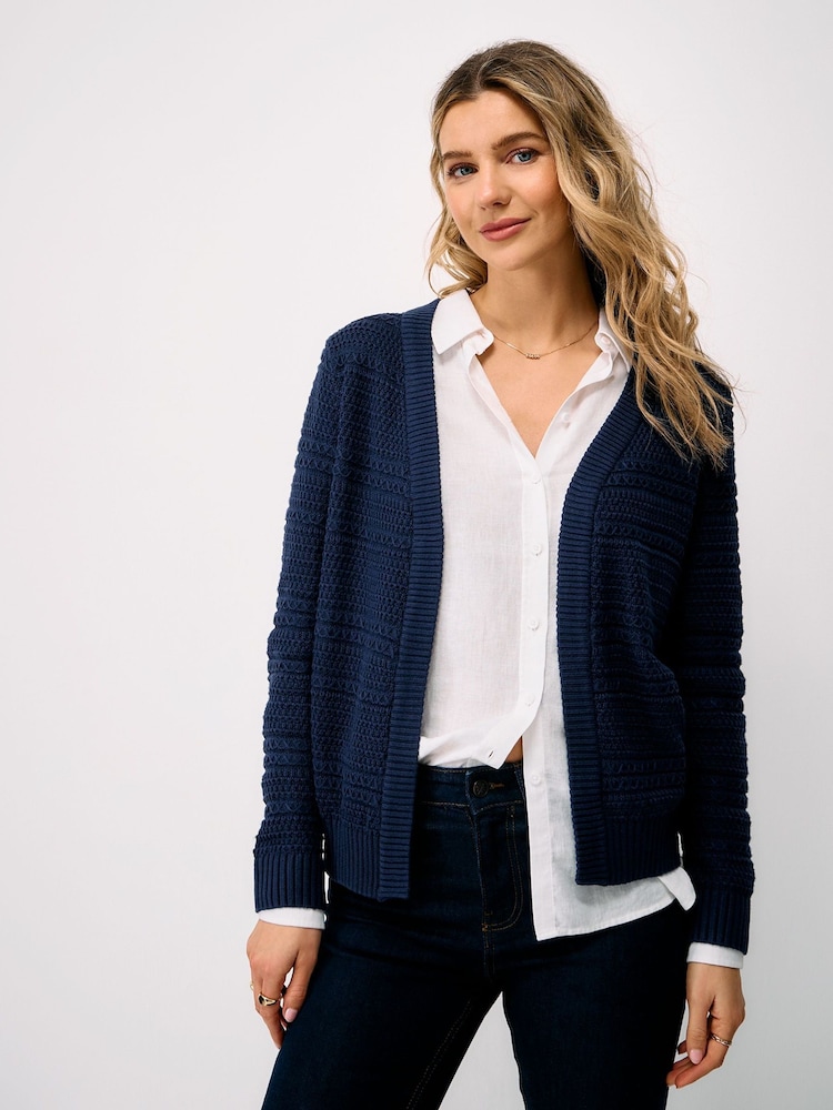 Crew Clothing Blue Tali Cardigan - Image 1 of 5