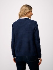 Crew Clothing Blue Tali Cardigan - Image 2 of 5