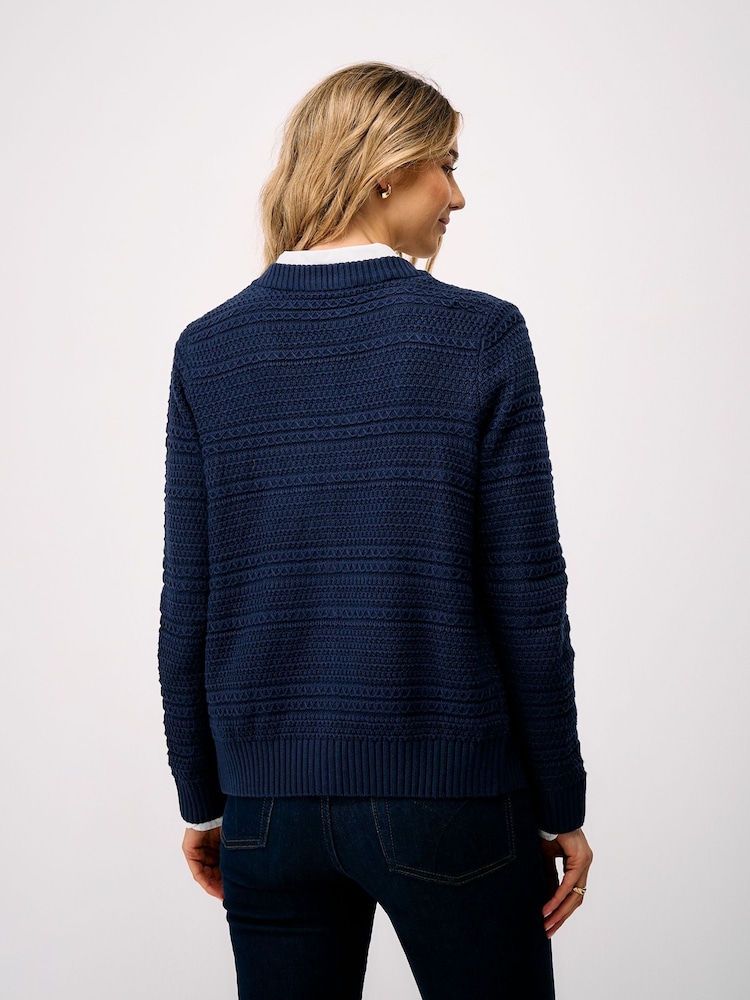 Crew Clothing Blue Tali Cardigan - Image 2 of 5