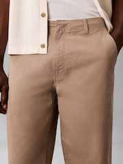 Calvin Klein Brown 90s Loose Cropped Chino Trousers - Image 4 of 6