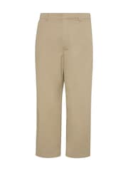 Calvin Klein Brown 90s Loose Cropped Chino Trousers - Image 6 of 6
