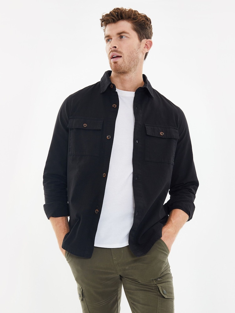 Threadbare Black Lightweight Jacket - Image 1 of 4