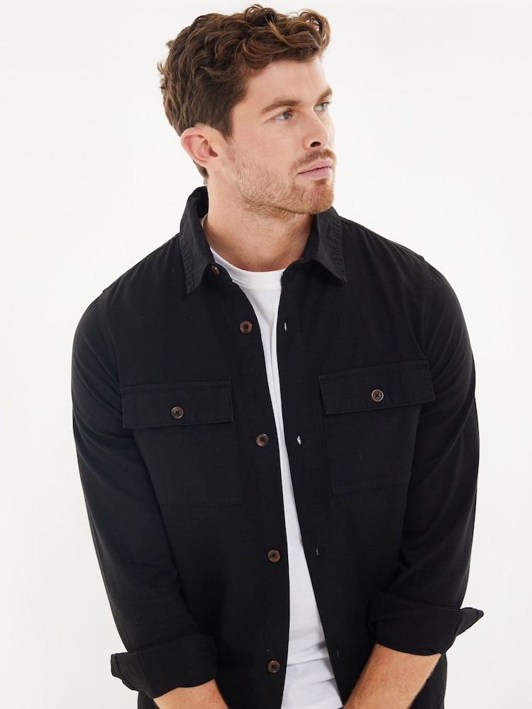Threadbare Black Lightweight Jacket - Image 4 of 4