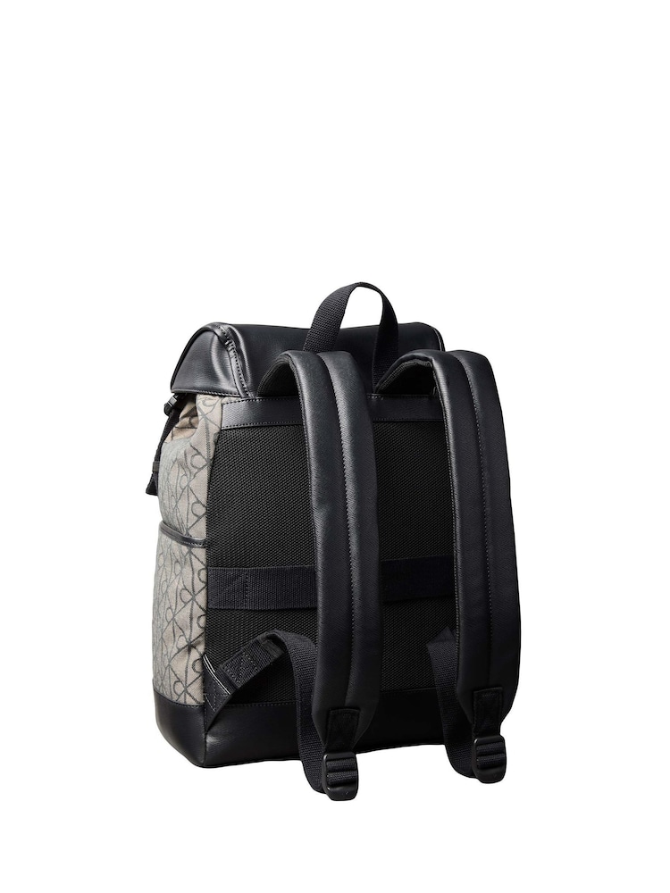 Calvin Klein Water Repellent Logo Jacquard Backpack - Imagen 2 de 3