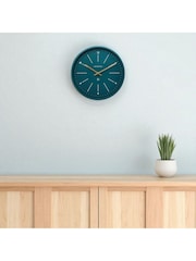 Widdop Emerald Metal Wall Clock - Image 1 of 4